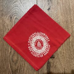 1935 Boy Scout National Jamboree Red Neckerchief