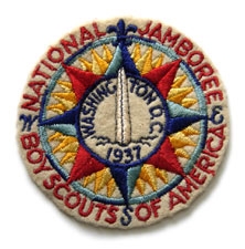 1937 National Jamboree Original Pocket Patch