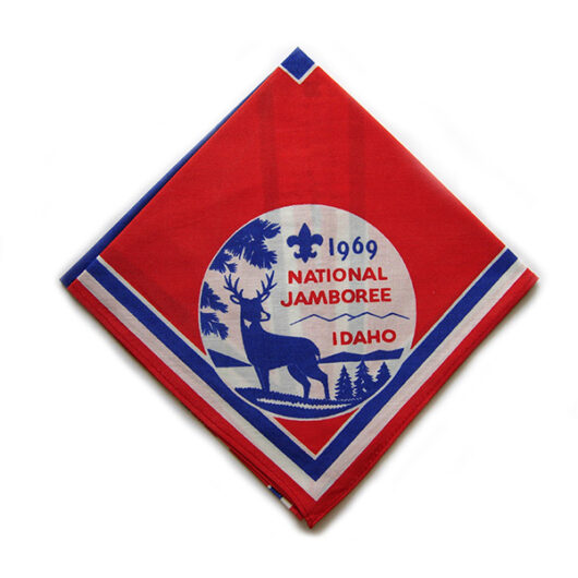 1969 National Jamboree Neckerchief Red