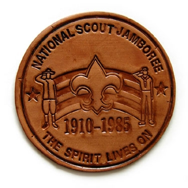 1985 National Jamboree Leather Pouch