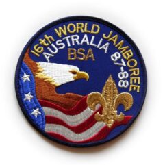 1987-88 World Jamboree USA Back Patch