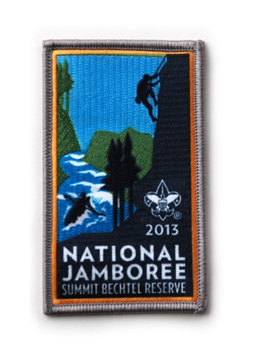 2013 National Jamboree Patch - Silver Border