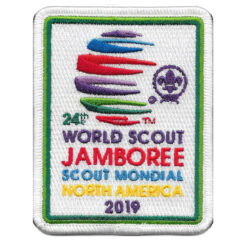 2019 World Jamboree Official White Pocket Patch