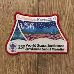 2023 World Jamboree USA - IST International Service Team Pocket Patch